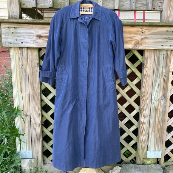 Vintage Burberry Trench Coat Navy prorsum collections